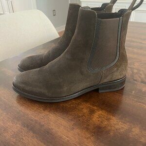 Thursday Boot Co. Duchess Boot in Dark Olive Suede Sz 7.5